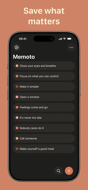 Mockup of an iPhone running the app.